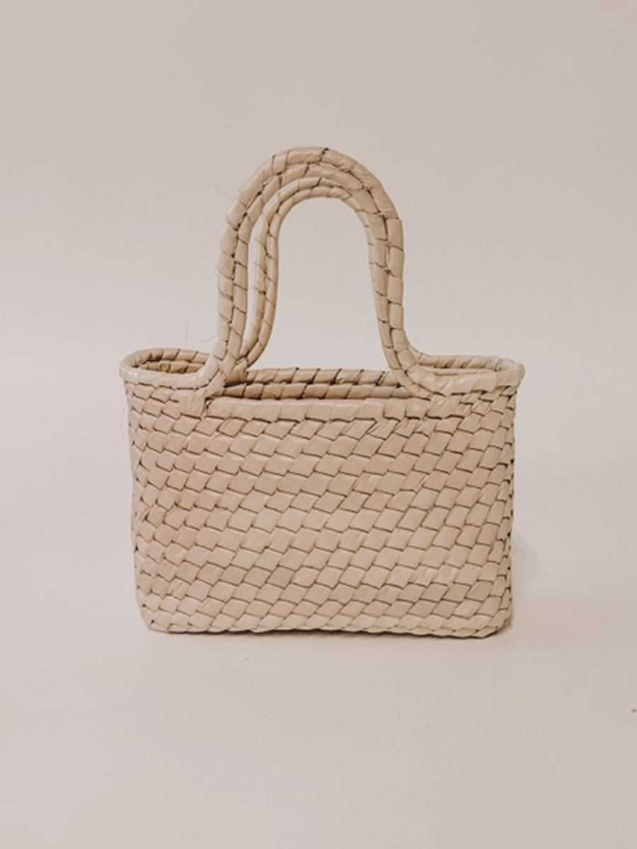 Mini Magnolia Straw Basket Kids : Accessories : Bags LEAH