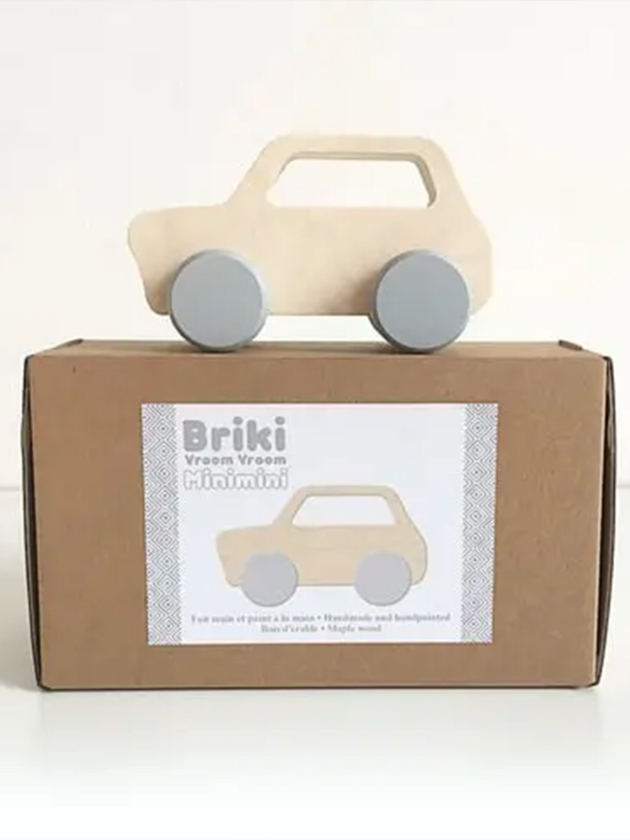 Wooden Toy Car Baby-Kids : Toys : Wooden Briki Vroom Vroom