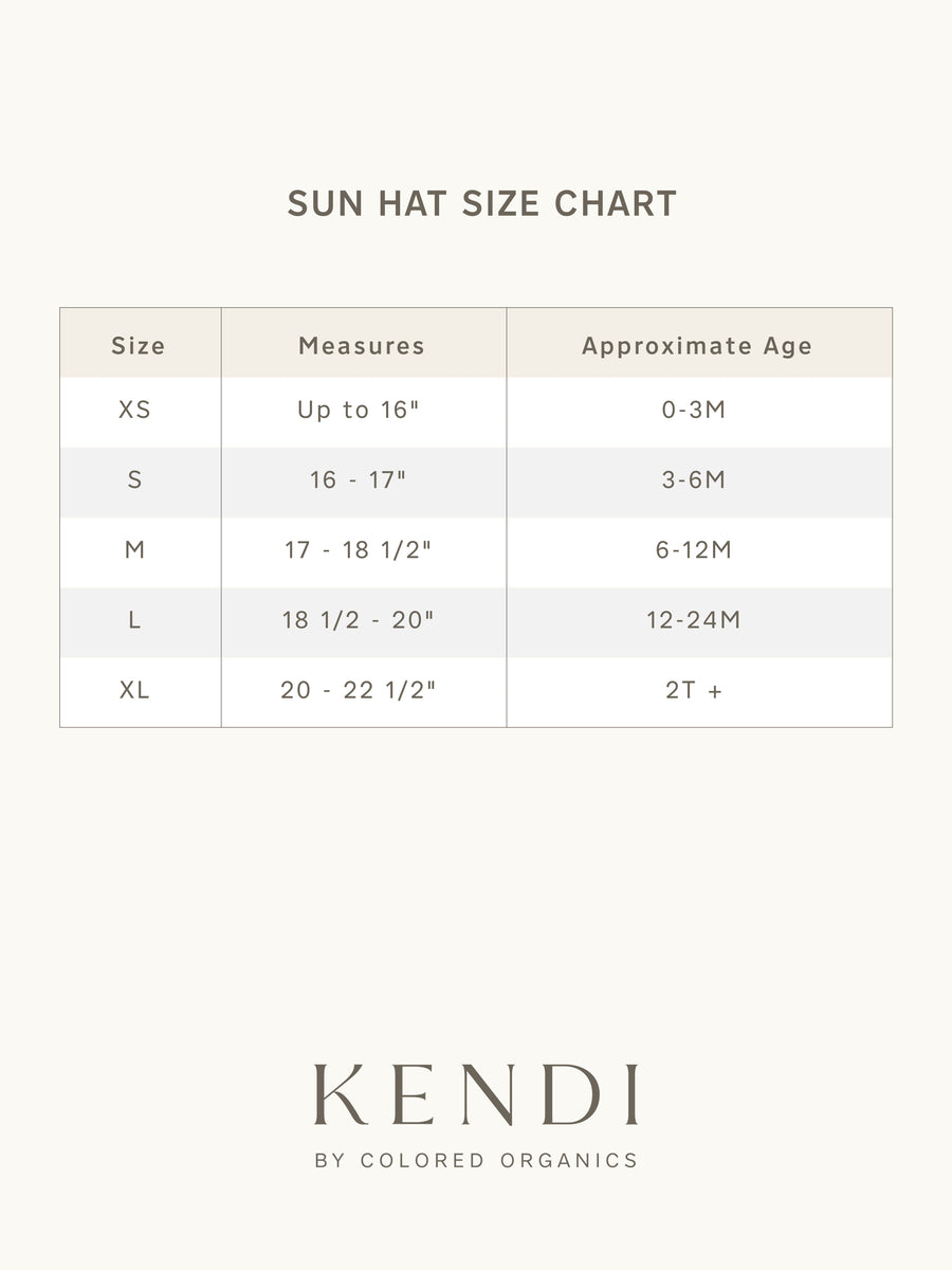 Seersucker Sun Hat Baby-Kids : Accessories : Hats Kendi Organic Cotton Baby and Kids Seersucker Sun Hat
