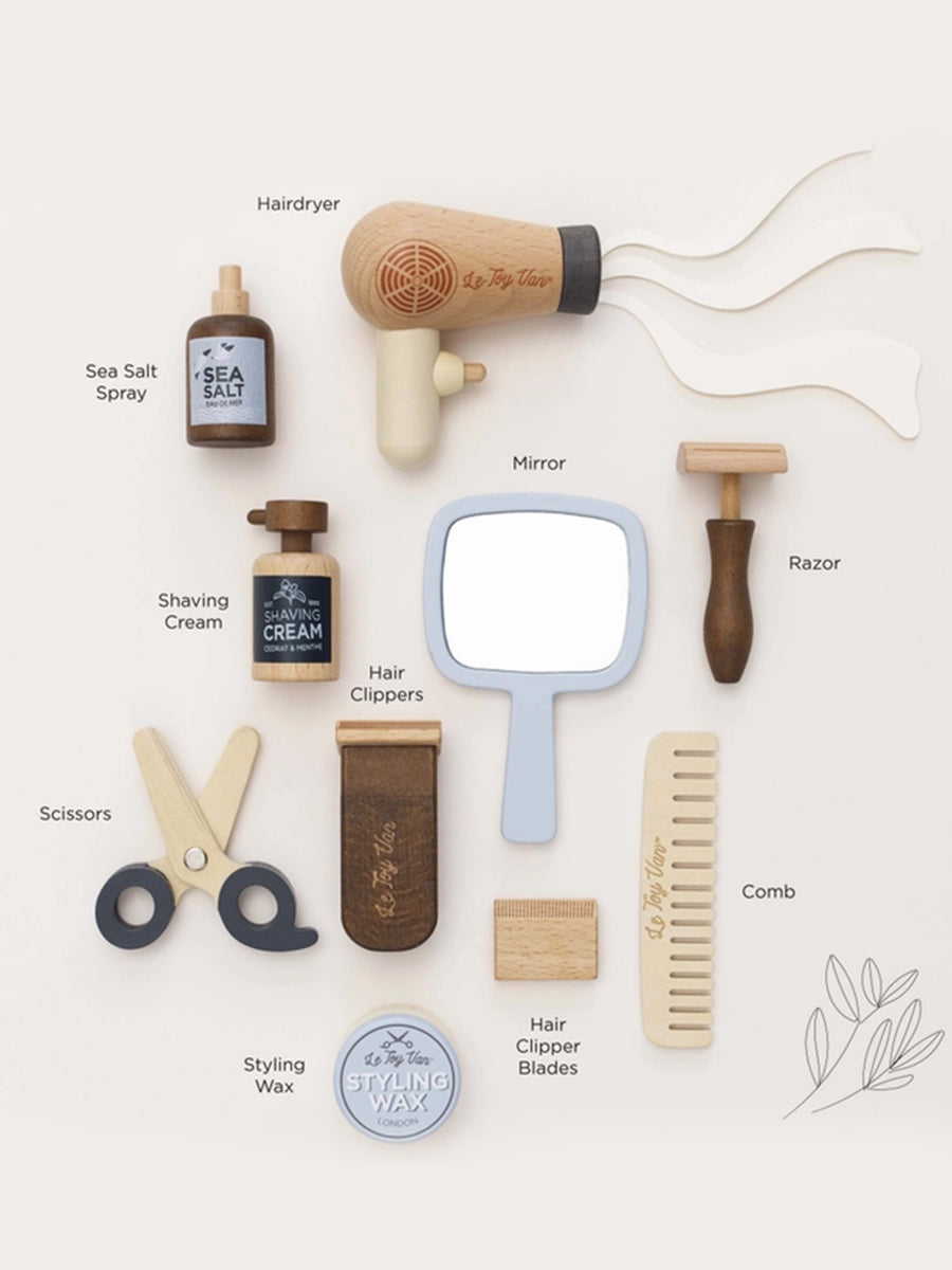 Hairdresser & Barber Play Kit Baby-Kids : Toys : Learning : Wooden Le Toy Van, Inc. 